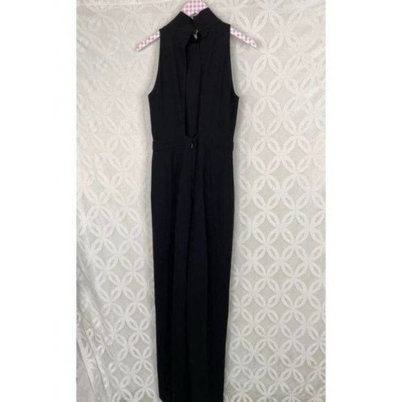 Mango Synthetic Halter Neck Jumpsuit in Black NWOT size Small - Picture 6 of 9